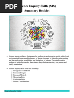 Science Inquiry Skills Summary Booklet