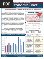 Rep Quinn October 2011 Economic Brief