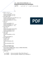 X-CTA-Practice Paper 2022-23