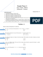 Class 10 Maths Sample Paper 2 (Solved)