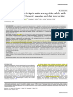 Changes in Adiponectin Leptin Ratio