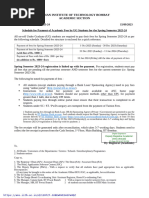 Circular UG Spring Semester 2023-24 Fees