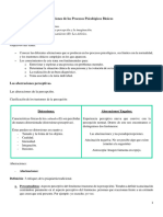 Tema 10 - Alteraciones de Los Procesos Psicológicos Básicos