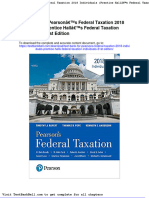 Test Bank For Pearsons Federal Taxation 2018 Individuals Prentice Halls Federal Taxation Individuals 31st Edition Download