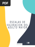 Escalas de Valoración Del Adulto Mayor