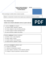 Prueba-Sistema-Circulatorio OCTAVO