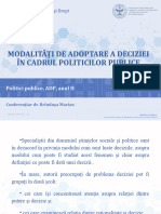 Curs 4 Modalitati de Adoptare A Deciziei in Cadrul PP