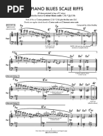 Blues Scale Piano Riffs + Commentary - by Julian Bradley