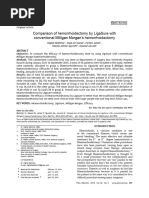 Comparison of Hemorrhoidectomy by Ligasure With Co