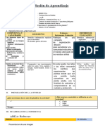 Sesión de Aprendizaje Martes 19 Leemos Con La Letra C