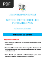 Cours Gestion D'entreprise & BM - Calvin TIAM