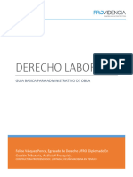 Derecho Laboral Guia para Administrativo de Obra