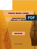 Sinau Basa Jawa/ Materi Geguritan Untuk Kelas 4 Sd/mi