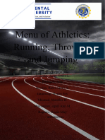 Menu of Athletics Word