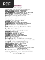 Formula Sheet FIN 300