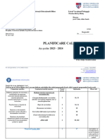 Planificare Proiectare X 2024