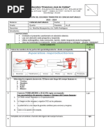 Eval 5to A y B Ciencias 2do Trim.