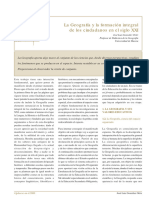 La Geografía y La Formación Integral de Los Ciudadanos en El Siglo XXI Autor José Luis González Ortiz