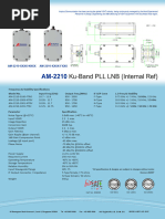 AM-2210 Ku-Band PLL LNB (Internal Ref)