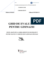 GHID - EVALUARE - GIMNAZIU - TESTE ADAPTATE - FINAL - Nou