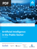 Artificial Intelligence in The Public Sector Summary Note