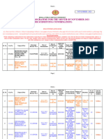 Exam Programme November 2023 For Confirmation