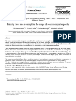 Priority Rules As A Concept For The Usage of Scarce Airport Capacity