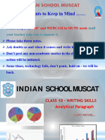 Class 10 English Analytical Paragraph