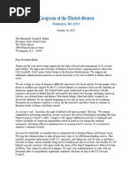 Bipartisan Letter To President Joe Biden About Israel, Hamas, and Iran