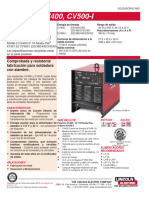 E430 - Idealarc - CV400 - ES-MX Equipo