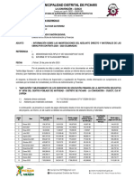 1693 - Información Sobre Amortizaciones Del Adelanto Directo y Materiales - CONTRATA