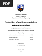 Production of Continuous Catalytic Reforming Catalyst