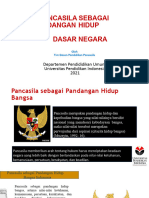 Pertemuan 5 - Pancasila Sebagai Pandangan Hidup Dan Sebagai Dasar Negara Revisi