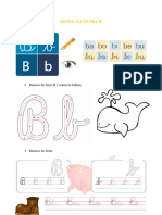 Ficha Lenguaje - Letra B