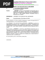 Informe N°013-2021 - Reitero Solicitud de Disponibilidad Presupuestal para La Elaboracion de Directiva para Bienes Que Culminaron Su Vida Util