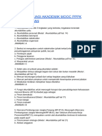 Soal Evaluasi Akademik Mooc PPPK Dan Jawaban