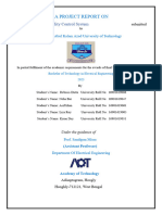 Final Project Report (Final Year)