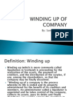 Winding Up of A Company