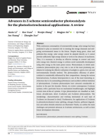 Advances in Z Scheme Semiconductor Photocatalysts For The Photoelectrochemical Applications - A Review - Li-2022