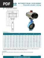 Sodeco Butterfly Pneumatic Valves