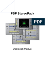 PSP StereoPack Operation Manual