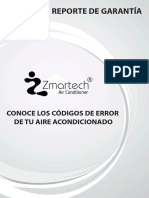 Codigos de Error Climas Zartech