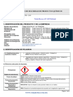 MSDS - Traba Rosca at 120 Tekbond