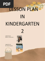 Lesson Plan in Kindergarten 2