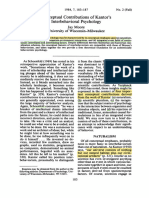 (1984) - Moore. Conceptual Contributions of Kantor's Interbehavioral Psychology CHECK