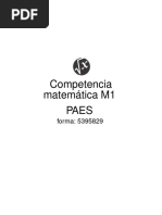 PAES M1 PuntajeNacional