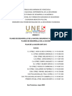 Unidad V Planes de Desarrollo de La Nacion