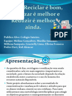 Projeto Reciclagem em PDF