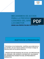 Mecanismos de Accion para La Prevencion de Lesiones