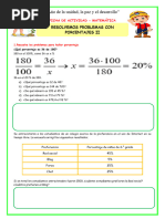 Ficha-Mierc-Mat-Resolvemos Problemas Con Porcentajes Ii